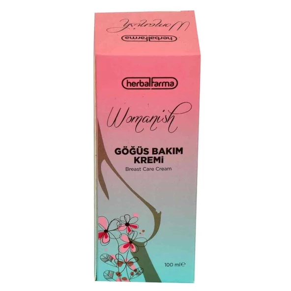 Herbalfarma Womanish Göğüs Bakım Kremi Breast Care Cream 100ML