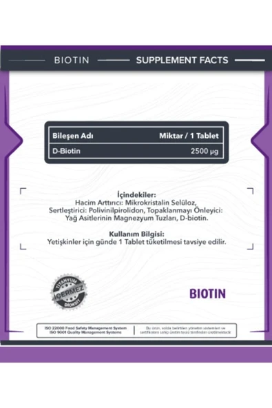 Smartcaps Biotin 60 Tablet - Resim 2