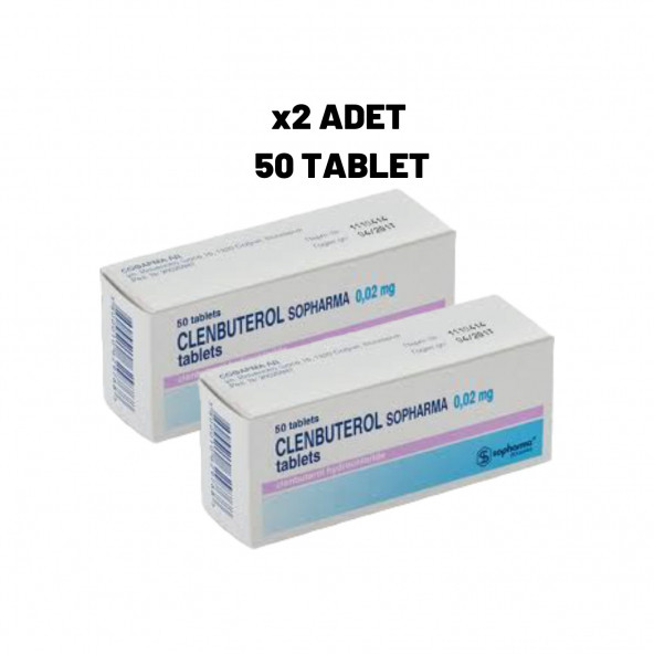 SoPharma Clen 20mcg 50 tabletx 2adet