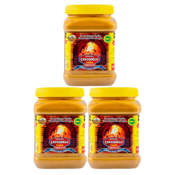 Odun Ateşinde Bozkır Tahini Kepeksiz 930g x 3lü Paket