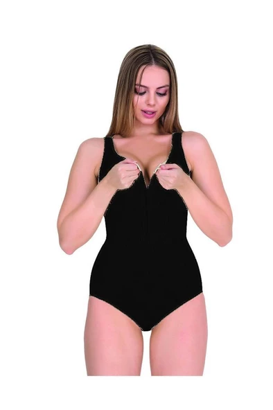 Form Time Bayan Agraflı Geniş Askılı Çıtçıtlı Body Korse 9109 - 3