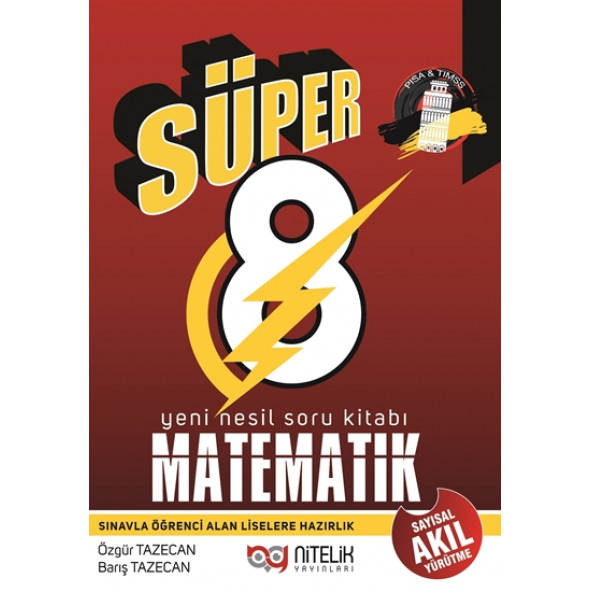 Süper 8 Matematik Sayısal Akıl Yürütme Nitelik Yayınları