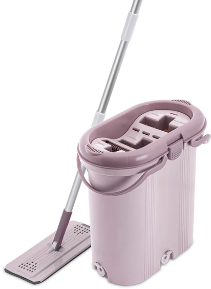 Omnisoft FLR F404 Trio Tablet Mikrofiber Mop Seti 3 Bölmeli