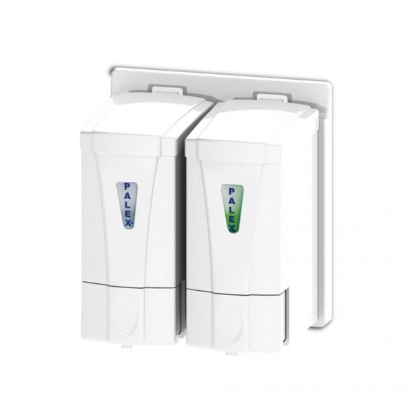 Omnisoft PLX 3564-0 Mini Sabun Dispenseri Çiftli 250 ml Beyaz