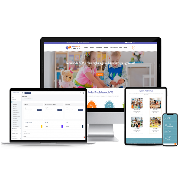 Kreş V2 Web Site Teması - 1