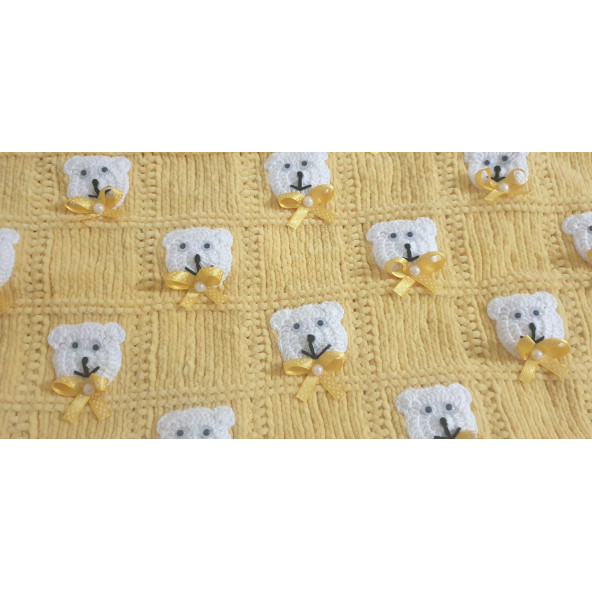 Ayıcıklı Erkek Bebek Battaniyesi - 5