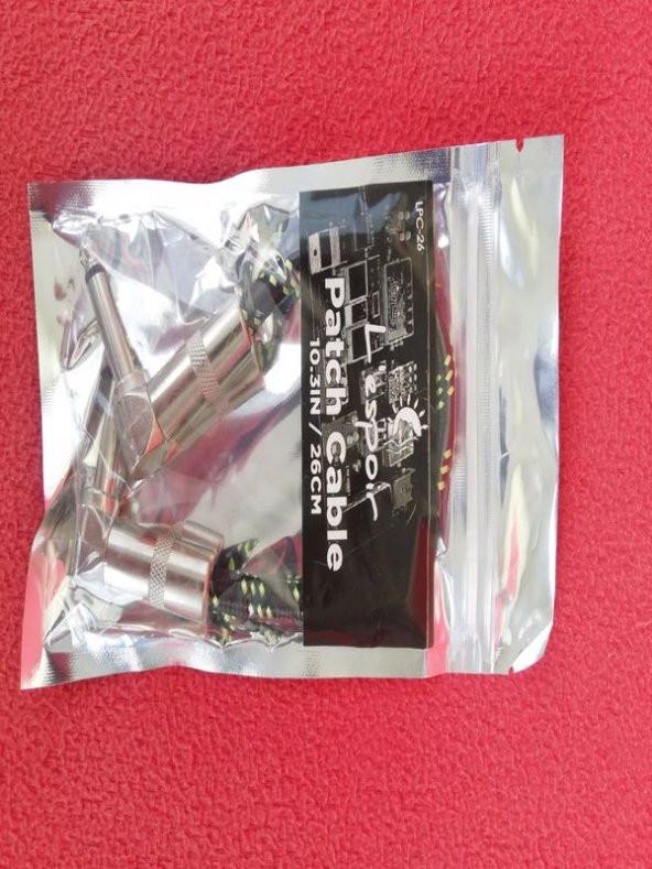 Pedal ara kablosu ipli çift jaklı  "26cm" - 3