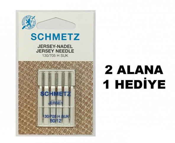 Schmetz Jersey 12 No Ev Tipi Aile Dikiş Makine Triko İğnesi