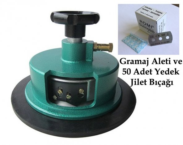 Kumaş Gramaj Aleti Numune Kesicisi+50 Ad Yedek Kesici Jilet Bıçak