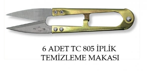 Tc-805 Terzi Modelist Tekstil Metal Yaylı Iplik Temizleme Makası