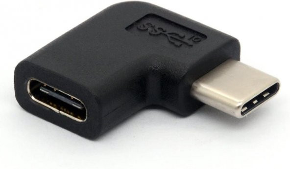 USB 3.1 Type-C 90 Derece Çevirici Aparat - Yan Açılı - 2