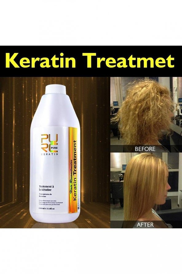 Pure Purc Profesyonellerin Tercihi Keratin Treatment 1000 ml