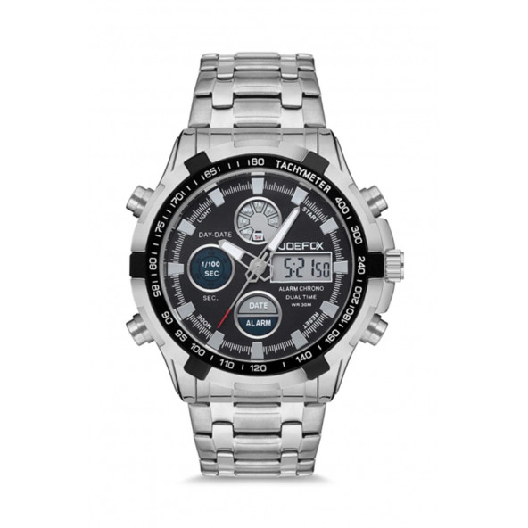Joefox Dijital Analog Çelik Kordon Erkek Kol Saati Jfs9042 JFS9042 ürün görseli 1