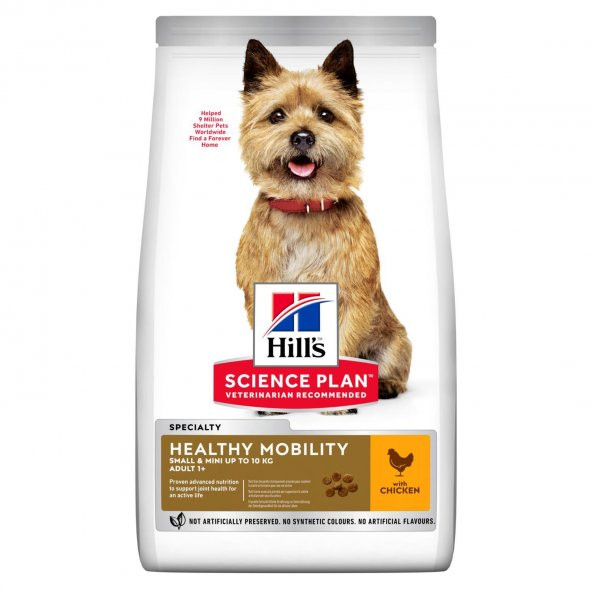 Hills Healthy Mobility Tavuk Etli Small Mini Küçük Irk Yetişkin Köpek Maması 1.5 Kg
