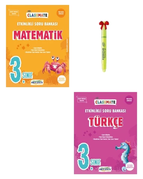 3.Sınıf Classmate Matematik ve Türkçe