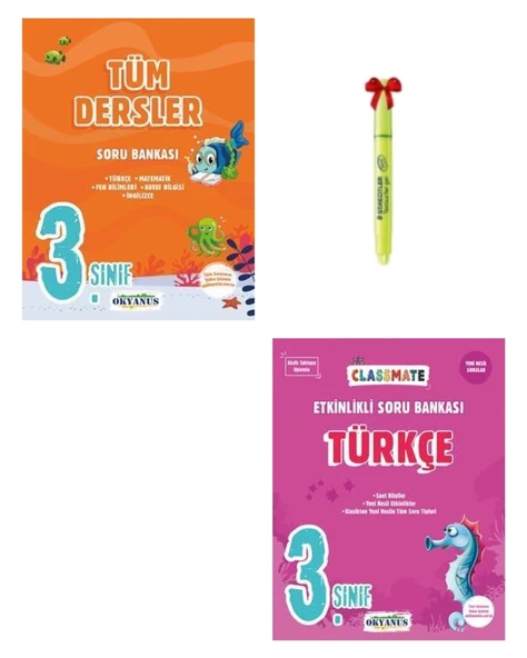 3.Sınıf Tüm Dersler ve Classmate Türkçe