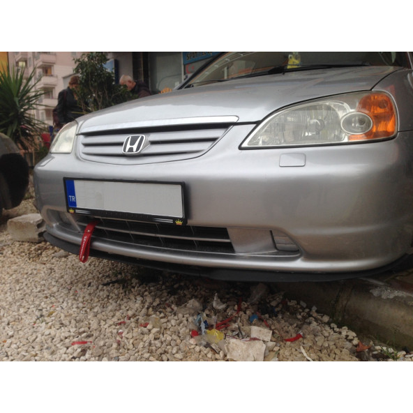 HONDA CİVİC UYUMLU TAMPON EKİ (ESNEK - 3 PARÇALI) TAMPON LİPİ TAMPON KARLIĞI - 2