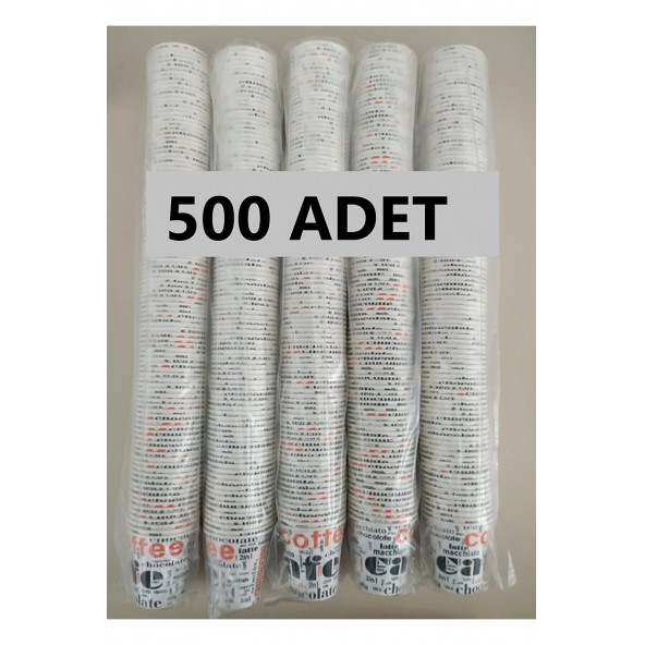 500 Adet 6.5 Oz Karton Bardak
