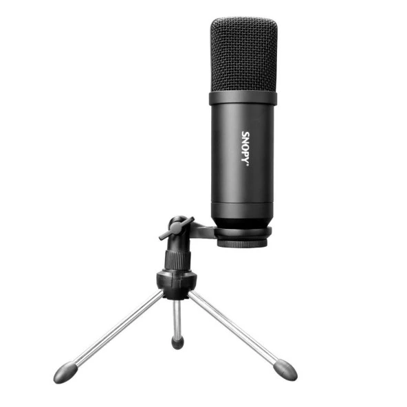 Snopy SN-04P Siyah Çok Amaçlı Profesyonel Masaüstü Mikrofon Kiti - 4