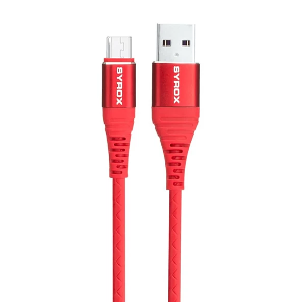 Syrox C89 Micro USB Metal Data/Şarj Kablosu 2.0A 1mt - 3