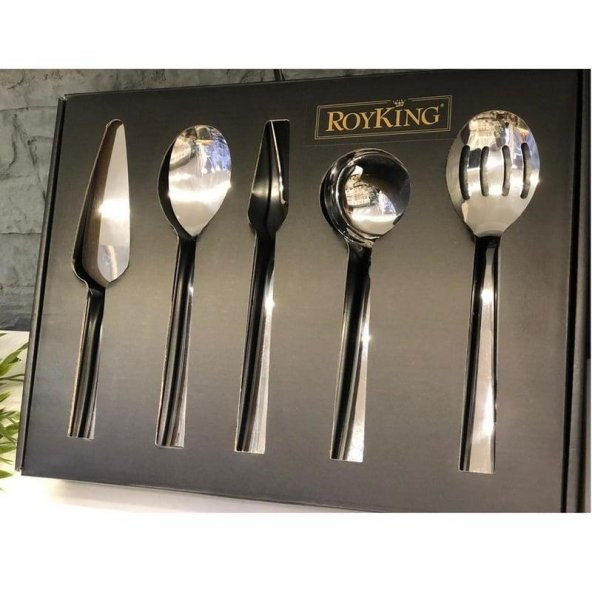 ROY KING Venüs 5 Prç Çelik Sos Takımı YTK OO1 - Resim 2