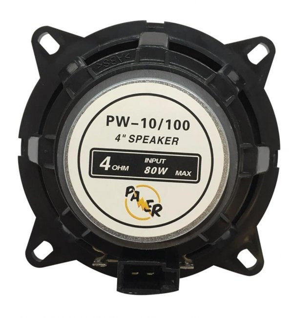 POWERMASTER PW-10/100 4 OHM 80 WATT 10 CM TEKLİ (OTO HOP) - 2