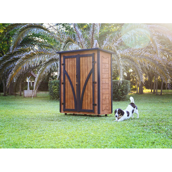 Mandu Ahşap Bahçe Depolama Dolabı 800Lt