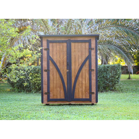 Mandu Ahşap Bahçe Depolama Dolabı 800Lt - 2