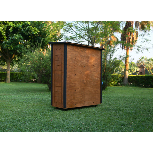Mandu Ahşap Bahçe Depolama Dolabı 800Lt - 4