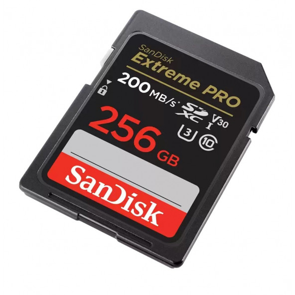 Sandisk Extreme Pro 256Gb 200/140Mb/S Sdxc V30 Uhs-I U3 Hafıza Kartı Sdsdxxd-256G-Gn4ın - Resim 2