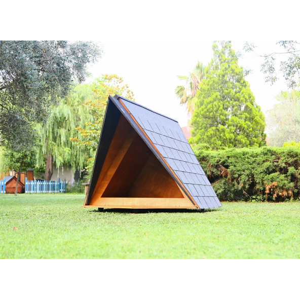 Mandu Ahşap Köpek Kulübesi (A Frame) - 2