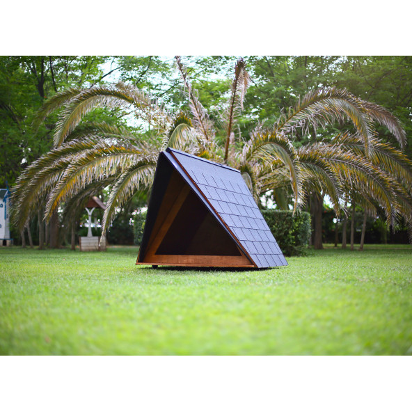 Mandu Ahşap Köpek Kulübesi (A Frame) - 5