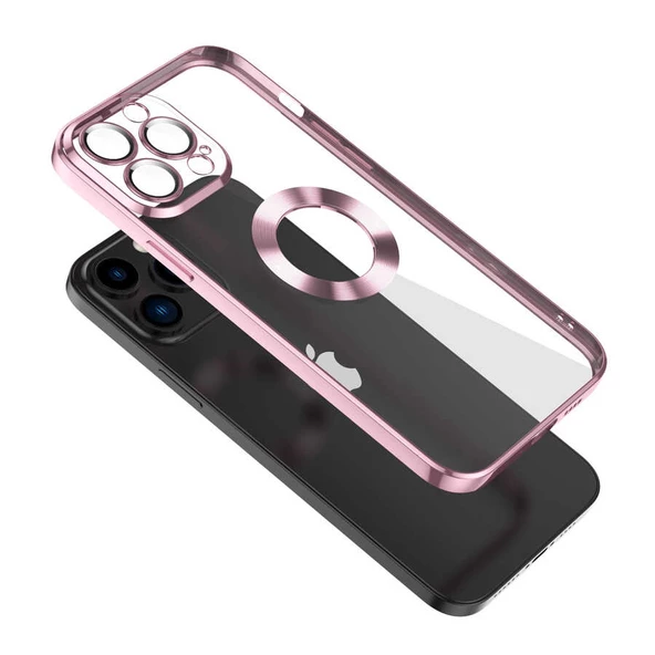 iPhone 13 Pro Kılıf Kamera Korumalı Logo Gösteren Omega Kılıf - Resim 11