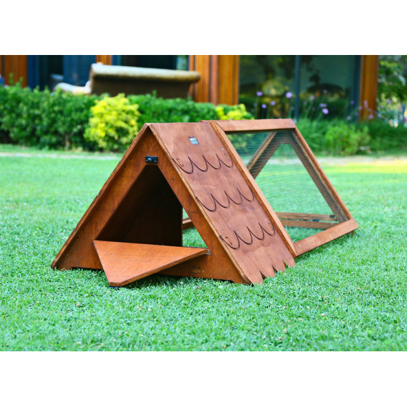 MANDU Ahşap Tavşan evi Küçük Boy - 4