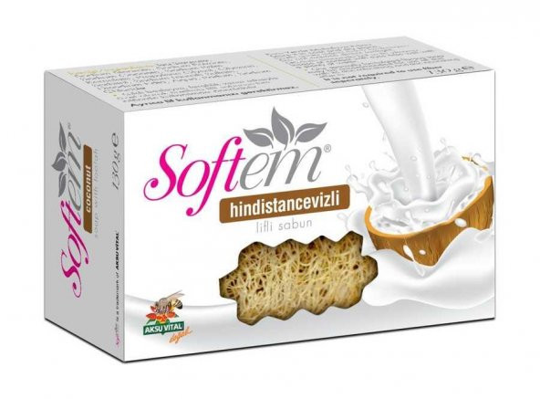 Softem Hindistan Cevizli Lifli Sabun 130 gr