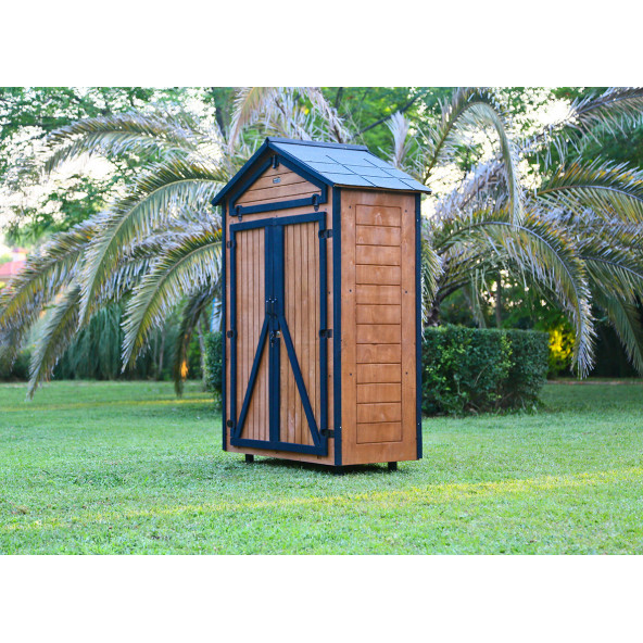 Mandu Ahşap Bahçe Depolama Dolabı 850 Lt