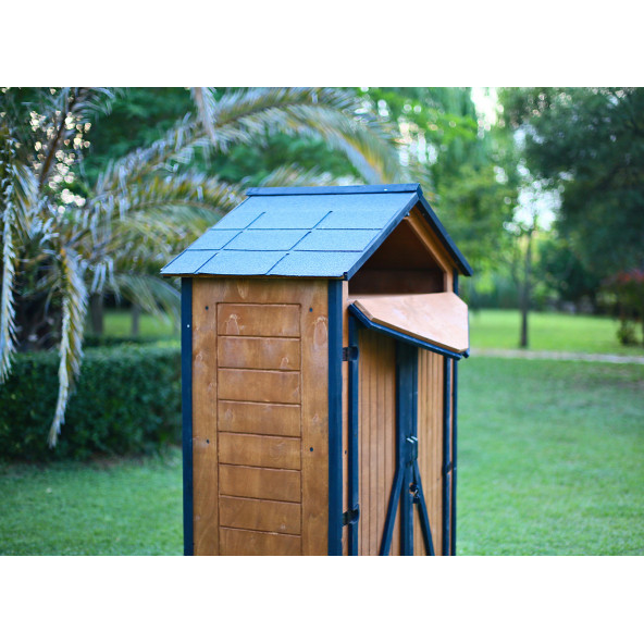 Mandu Ahşap Bahçe Depolama Dolabı 850 Lt - 5