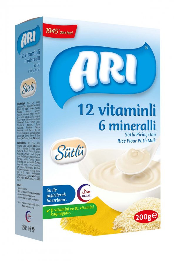 Arı Sütlü Pirinç Unu 200 g