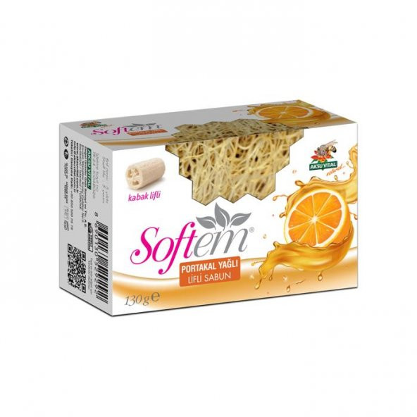 Softem Portakallı Yağlı Lifli Sabun 130 Gr