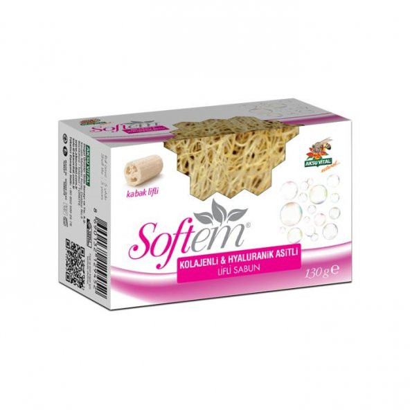 Softem Kolajenli & Hyaluranik Asitli Kabak Lifli Sabun 130 Gr