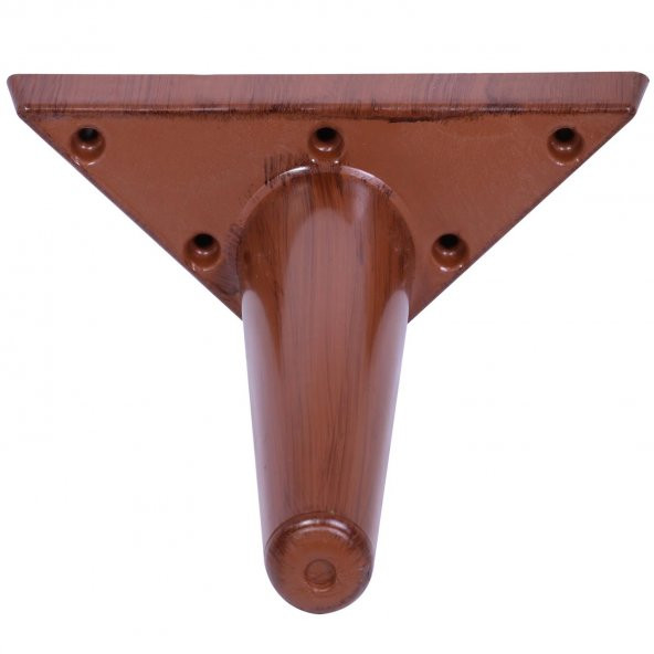 Mobilya Kanepe Sehpa Puf Koltuk Ayağı Kahverengi Baza Ayak 18 cm - Resim 5