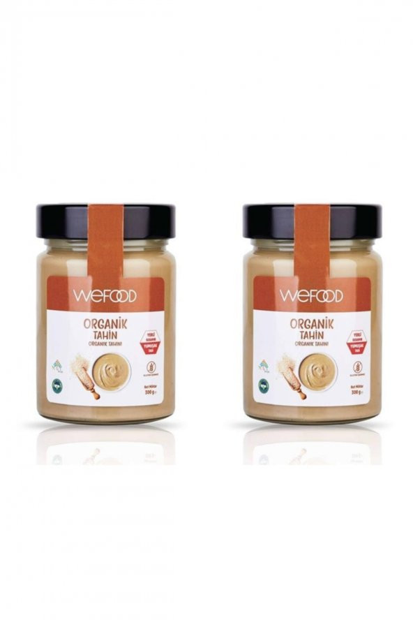Organik Glütensiz Vegan Katkısız Tahin 300 Gr 2 Adet