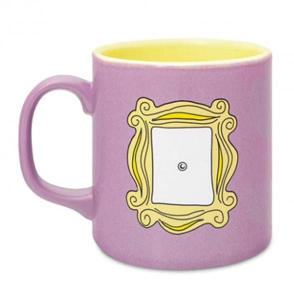 MUG FRİENDS SARI ÇERÇEVE TASARIMLI KUPA