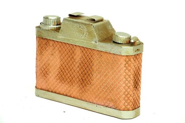 Dekoratif Metal Fotoğraf Makinesi Biblo Ev Ofis Hediyelik - Resim 3