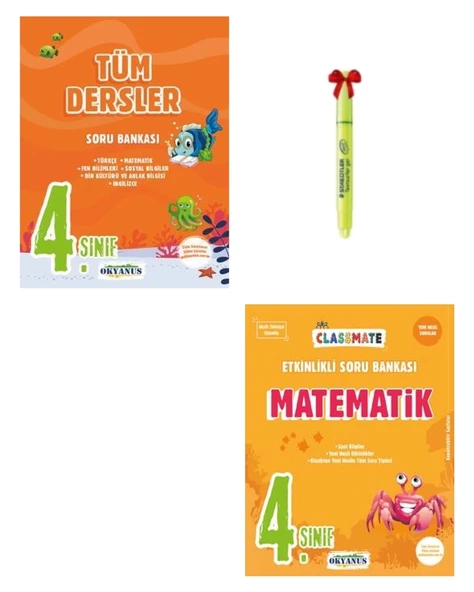 4.Sınıf Tüm Dersler ve Classmate Matematik