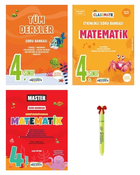 4.Sınıf Tüm Dersler Classmate Matematik Master Matematik