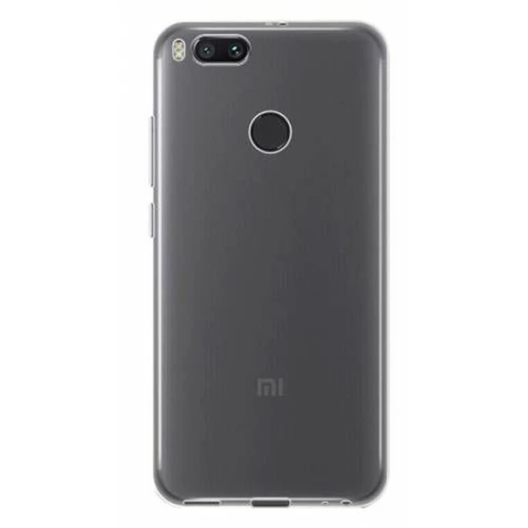 Gpack Xiaomi Mi A1 Kılıf 02 mm Silikon KılıfNano Glass Şeffaf