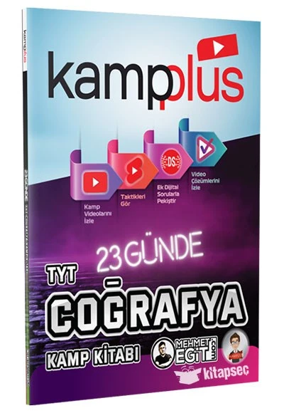 TYT Coğrafya Kampplus 23 Günde Kamp Kitabı Tonguç Akademi