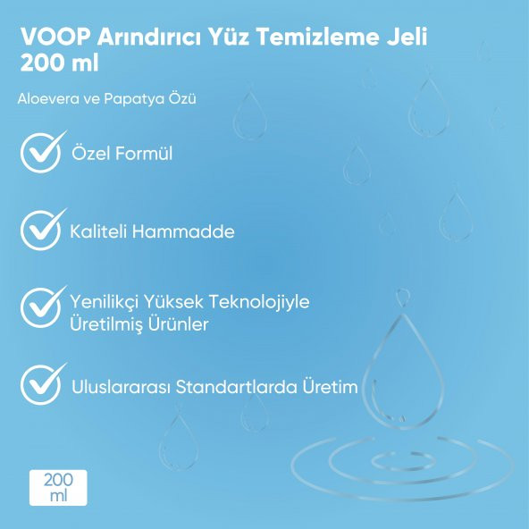 VOOP Arındırıcı Yüz Temizleme Jeli 200 ml - 3