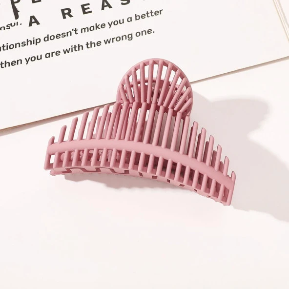 Midye Toka 6'lı Pastel Renk Saç Tokası Unicorn Kelebek Kıskaçlı Saç Tokası 8 cm Mandal Toka - 6